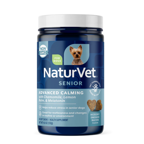 NATURVET SENIOR CALMING AID 60MSOFT CHEWS