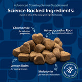 NATURVET SENIOR CALMING AID 60MSOFT CHEWS