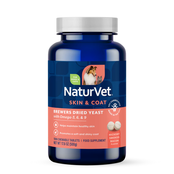 NATURVET SKIN+COAT OMEGAS 1000 TABS