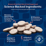 NATURVET SKIN+COAT OMEGAS 1000 TABS