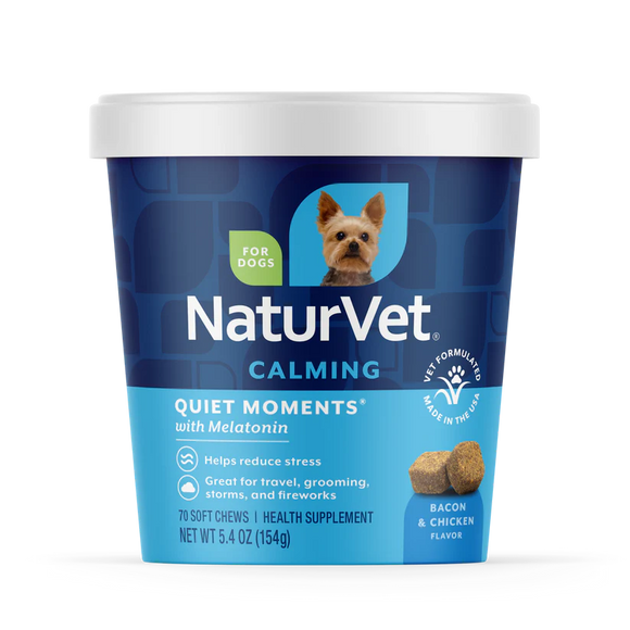 NATURVET CALMING QUIET MOMENTS SOFT CHEWS 70PK