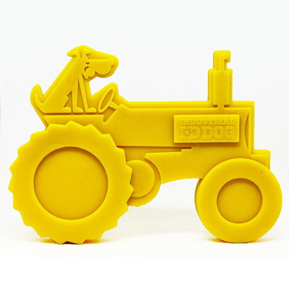 SODAPUP YELLOW TRACTOR CHEW TOY