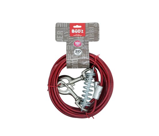 BUDZ TIE OUT UP TO 160LBS 20FT WITH SPRING
