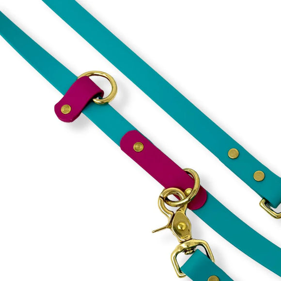 ROCKY MOUNTAIN DOG HANDS FREE WP LEASH LAGOON PLUM