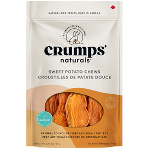 CRUMPS SWEET POTATO CHEWS FOR DOGS 11OZ