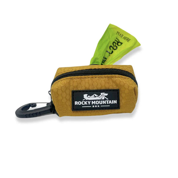 ROCKY MOUNTIAN DOG BUGABOO POO BAG DISPENSER GOLD