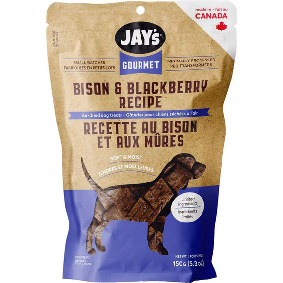 JAYS BISON & BLACKBERRY SOFT DOG TREATS 150G