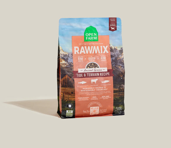 OPEN FARM RAWMIX ANCIENT GRAINS TIDE + TERRAIN 20LB