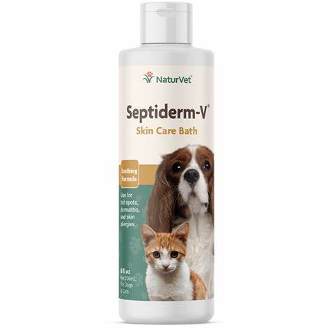 NATUREVET SEPTIDERM-V SKIN CARE BATH 8 OZ