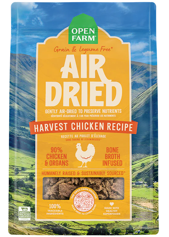 OPEN FARMS AIR DRIED HARVEST CHICKEN 1LB