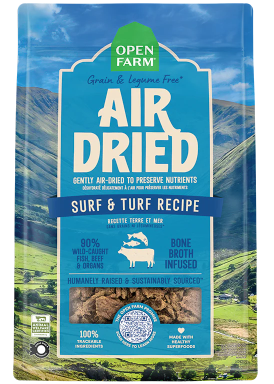 OPEN FARMS AIR DRIED SURF & TURF 2LB