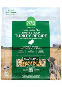 OPEN FARM FREEZE-DRIED RAW TURKEY MORSELS 382G