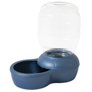 PETMATE GRAVITY WATERER .5GAL BLUE FOR CATS AND DOGS