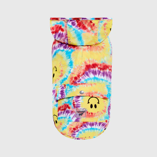 CANADA POOCH TIE DYE PONCHO SIZE 10/SMALL