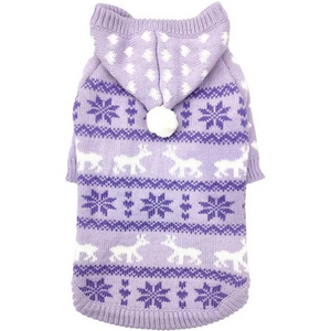 DOGGIE Q LAVENDER HOODIE 6"