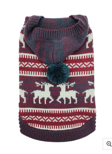 DOGGIE Q MOOSE SWEATER 6"