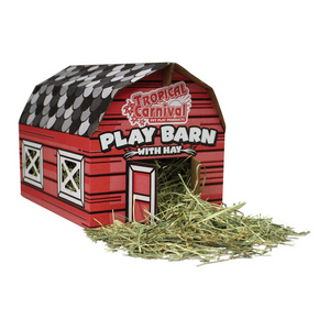 TROPICAL CARNIVAL PLAY BARN WITH HAY