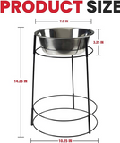 SPOT HIGH RISE STAINLESS STEEL DINER 15"