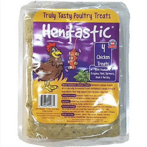 HENTASTIC CHICKEN POULTRY TREAT 4PCS MINT, OREGENO, TUEMRIC