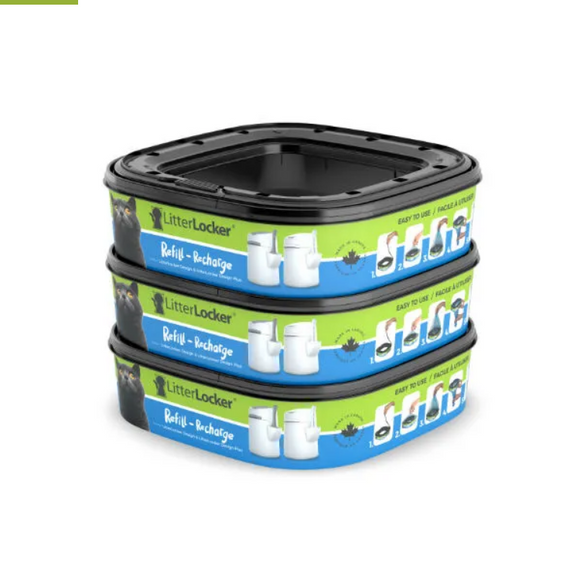 LITTER LOCKER ECO REFILL COMP FILM 3PK