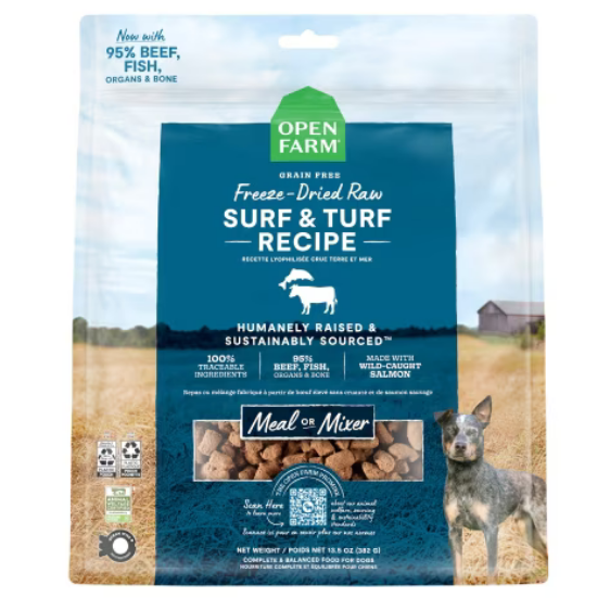 OPEN FARMS SURF N MORSELS 382G