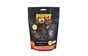 PUPPYLOVE BISON HEART 120G