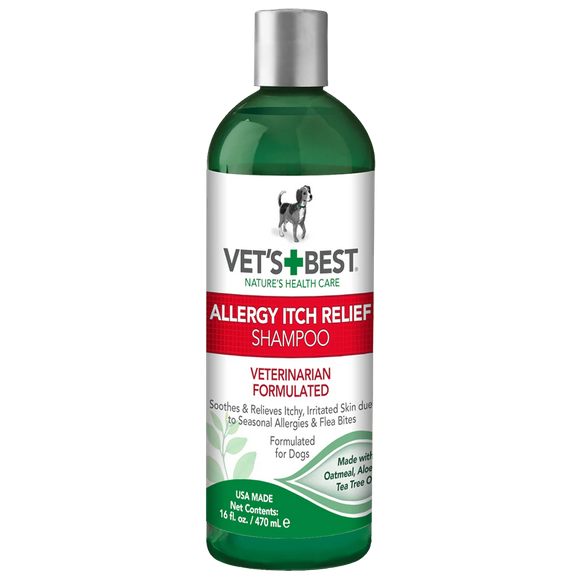 VETSBEST ALLERGY ITCH RELIEF SHAMPOO 16OZ