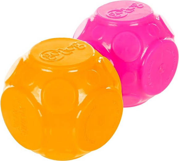 GO DOG SILENT SQUEAK BALLS 2PK