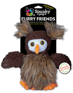 SPUNKYPUP FURRY FRIENDS OWL W BALL