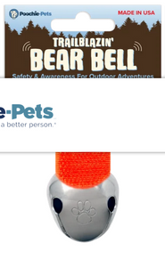 POOCHIE PETS TRAILBLAZIN BEAR BELL LARGE