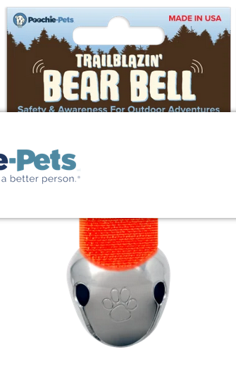 POOCHIE PETS TRAILBLAZIN BEAR BELL LARGE