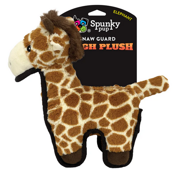 SPUNKYPUP MEGA TOUGH GIRAFFE PLUSH TOY