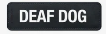 EZY DOG PATCH-DEAF DOG SMALL