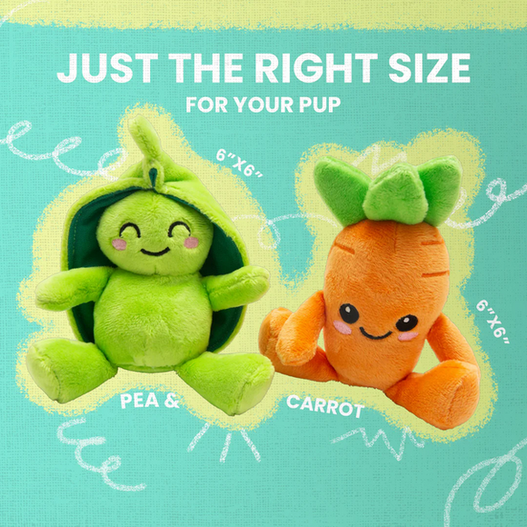 SNUGBUDDIES VEGGIES 2PK