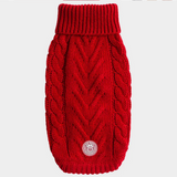 GF PET CHALET SWEATER RED XSMALL 12"