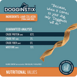 DOGGINSTIX LAMB COLLAGEN TWIST 12"