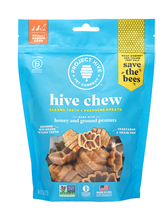 PROJECT HIVE PET COMPANY HONEY & PEANUT CHEWS SMALL