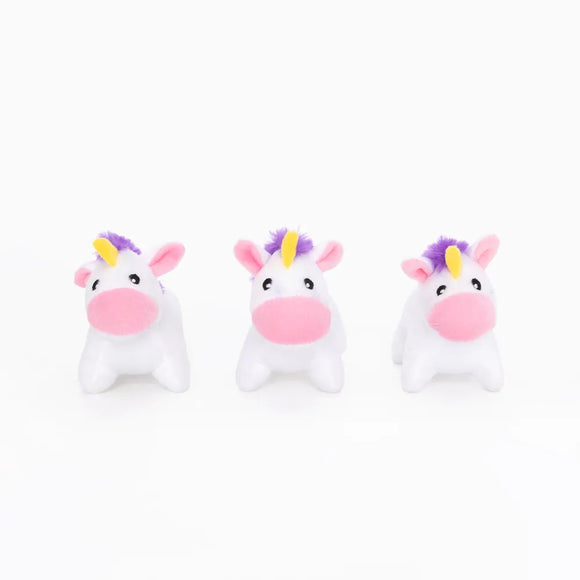 ZIPPY PAWS UNICORN 3PK