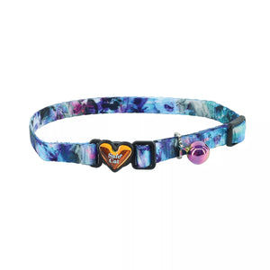COASTAL CAT BREAK AWAY COLLAR RAINY DAY FLORAL