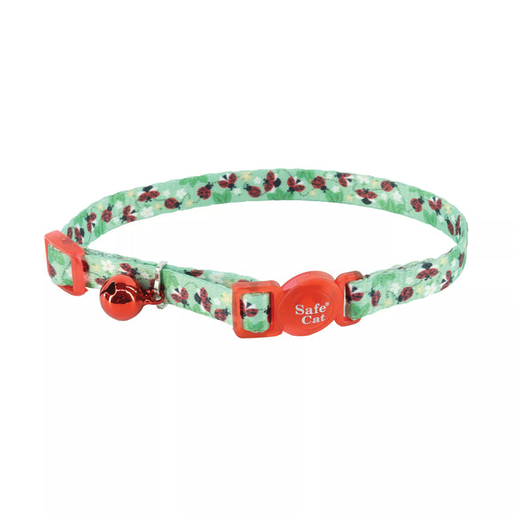 COASTAL BREAK AWAY CAT COLLAR LADYBUG