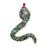 TALL TAILS PLUSH CRUNCH SNAKE WITH MOVEABLE SKELETON 23" DOG TOY