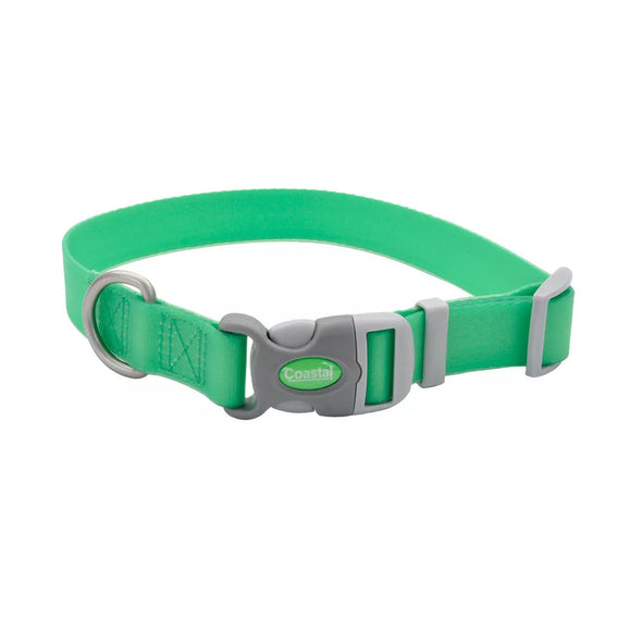COASTAL PRO ADJUSTABLE WATERPROOF COLLAR MEDIUM LIME GREEN
