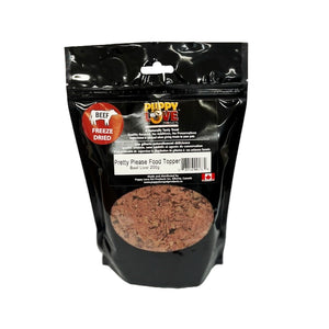 PUPPYLOVE BEEF LIVER FOOD TOPPER 200G