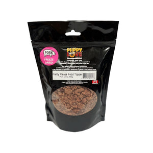 PUPPYLOVE PORK LIVER FOOD TOPPER 200G