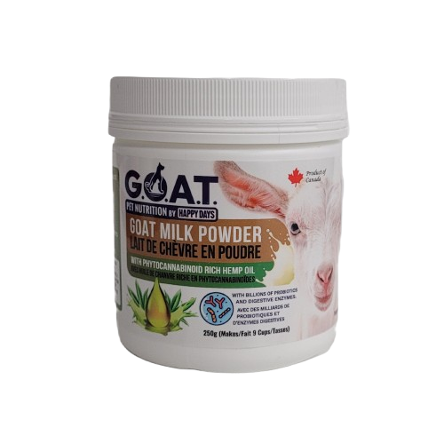 HAPPY DAYS GOAT MILK POWDER WITH HEMP OIL 250G