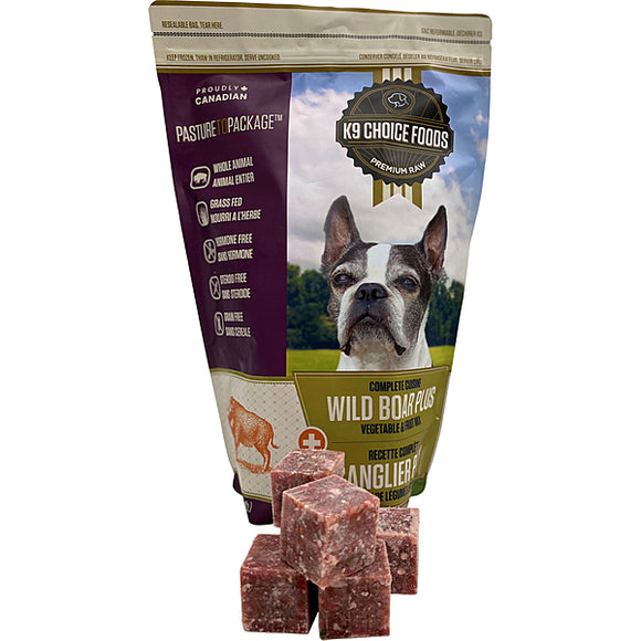 K9 COMPLETE CUISINE WILD BOAR 3LB FROZEN MEAL