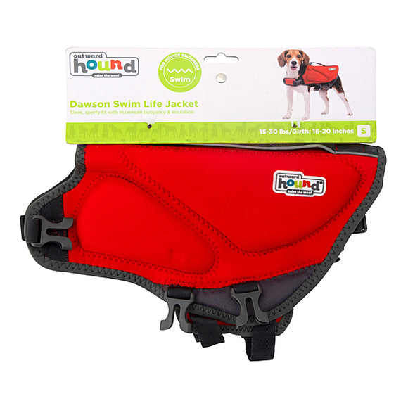 OH DAWSON LIFE JACKET RED SM
