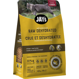 JAYS SOFT AND MOIST RAW DEHYDRATED CHICKEN AND BEEF FOR CAT 454G