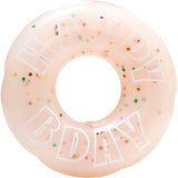 HUGSMART DURA GUARD YAPPY BIRTHDAY DONUT SQUEAKY TOUGH DOG TOY