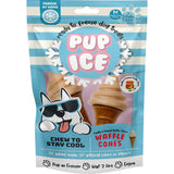 ETHICAL PUP ICE WAFFLECONE 2 PACK VANILLA AND PEANUT BUTTER DOG TREAT